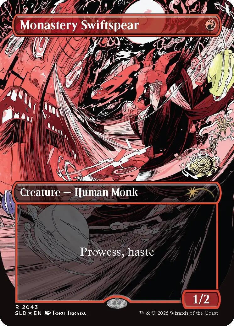 Image for Monastery Swiftspear (2043) (Raised Foil) (2043) (Secret Lair Drop Series) - Magic: The Gathering