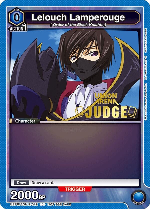 Image for Lelouch Lamperouge (Judge Pack) (UEPR/CGH-2-012) - Union Arena