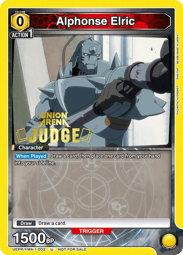 Image for Alphonse Elric (Judge Pack) (UEPR/FMA-1-002) - Union Arena