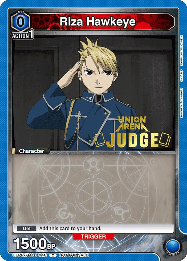 Image for Riza Hawkeye (Judge Pack) (UEPR/FMA-1-048) - Union Arena