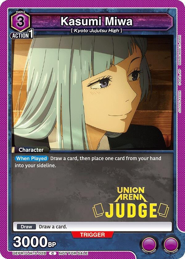 Image for Kasumi Miwa (Judge Pack) (UEPR/JJK-3-028) - Union Arena