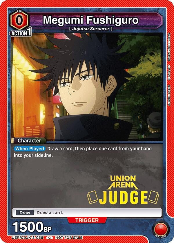 Image for Megumi Fushiguro (055) (Judge Pack) (UEPR/JJK-3-055) - Union Arena