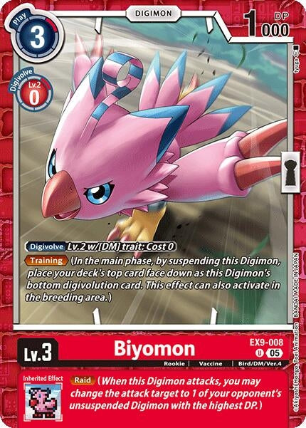 Image for Biyomon (EX9-008 U) (Versus Monsters) (EX-09) - Digimon Card Game