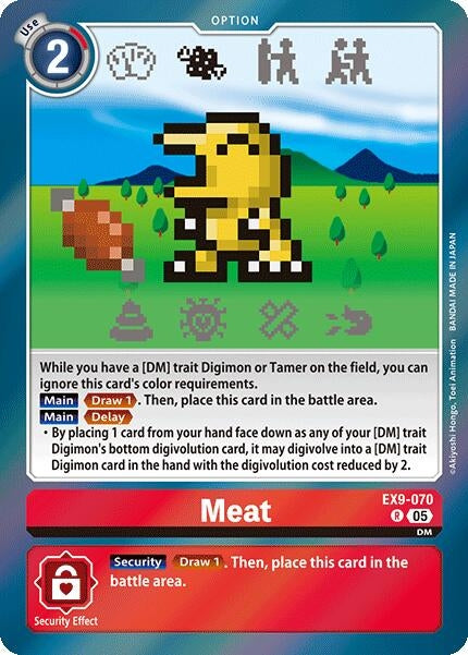 Image for Meat (EX9-070 R) (Versus Monsters) (EX-09) - Digimon Card Game
