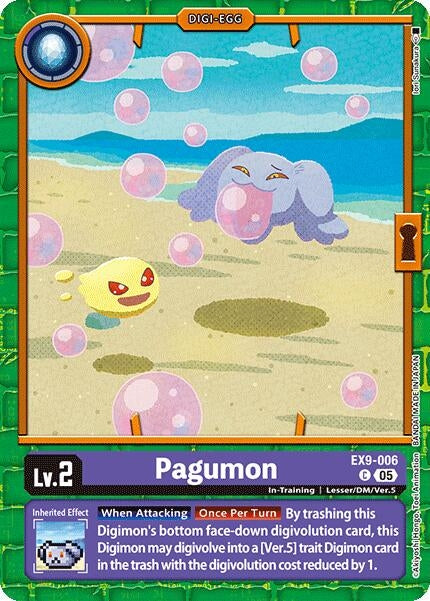 Image for Pagumon (EX9-006 C) (Versus Monsters) (EX-09) - Digimon Card Game