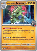 Image for Team Rocket's Tyranitar (096/182) (SV10: Destined Rivals) - Pokemon