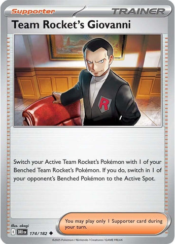 Image for Team Rocket's Giovanni (174/182) (SV10: Destined Rivals) - Pokemon