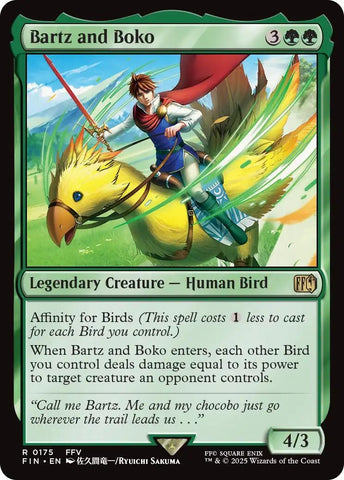 Image for Bartz and Boko (175) (FINAL FANTASY) - Magic: The Gathering