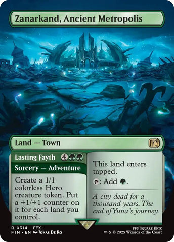 Image for Zanarkand, Ancient Metropolis (Borderless) (314) (FINAL FANTASY) - Magic: The Gathering