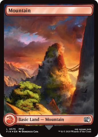 Image for Mountain (0575) (Surge Foil) (575) (FINAL FANTASY) - Magic: The Gathering