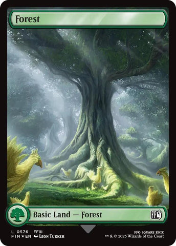 Image for Forest (0576) (Surge Foil) (576) (FINAL FANTASY) - Magic: The Gathering