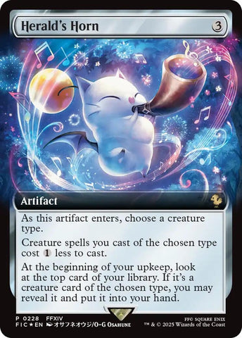 Image for Herald's Horn (Extended Art) (228) - Magic: The Gathering