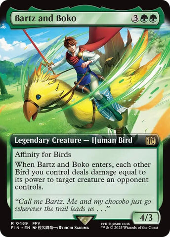 Image for Bartz and Boko (Extended Art) (469) (FINAL FANTASY) - Magic: The Gathering