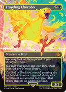 Image for Traveling Chocobo (Borderless) (Neon Ink Yellow) (511a) (FINAL FANTASY) - Magic: The Gathering
