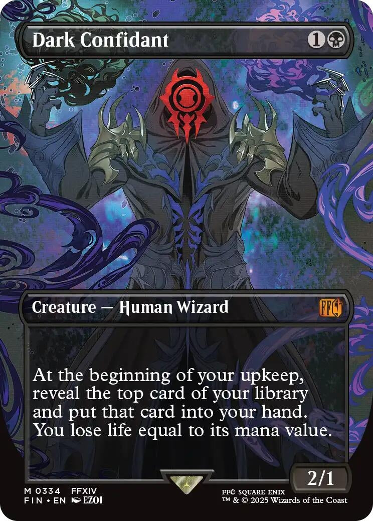 Image for Dark Confidant (Borderless) (334) (FINAL FANTASY) - Magic: The Gathering