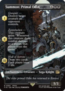 Image for Summon: Primal Odin (Borderless) (365) (FINAL FANTASY) - Magic: The Gathering