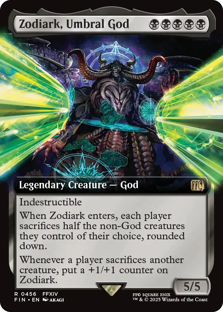 Image for Zodiark, Umbral God (Extended Art) (456) (FINAL FANTASY) - Magic: The Gathering