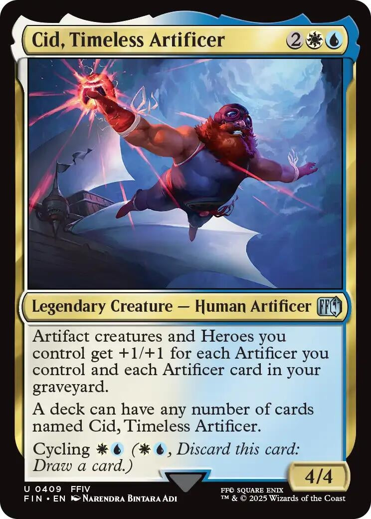 Image for Cid, Timeless Artificer (0409) (409) (FINAL FANTASY) - Magic: The Gathering