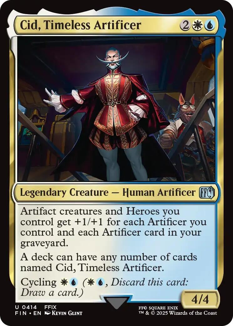 Image for Cid, Timeless Artificer (0414) (414) (FINAL FANTASY) - Magic: The Gathering