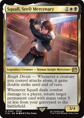 Image for Squall, SeeD Mercenary (243) (FINAL FANTASY) - Magic: The Gathering