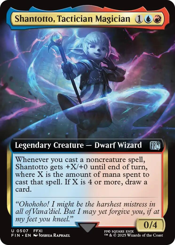 Image for Shantotto, Tactician Magician (Extended Art) (507) (FINAL FANTASY) - Magic: The Gathering