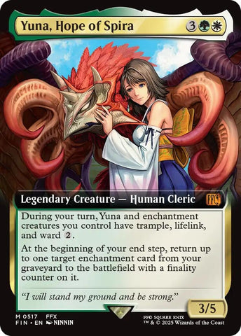 Image for Yuna, Hope of Spira (Extended Art) (517) (FINAL FANTASY) - Magic: The Gathering