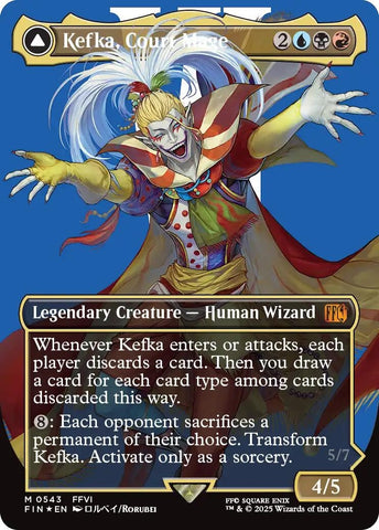 Image for Kefka, Court Mage (Borderless) (Surge Foil) (0543) (543) (FINAL FANTASY) - Magic: The Gathering