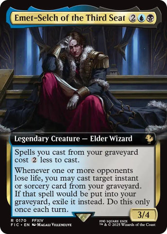 Image for Emet-Selch of the Third Seat (Extended Art) (170) (Commander: FINAL FANTASY) - Magic: The Gathering