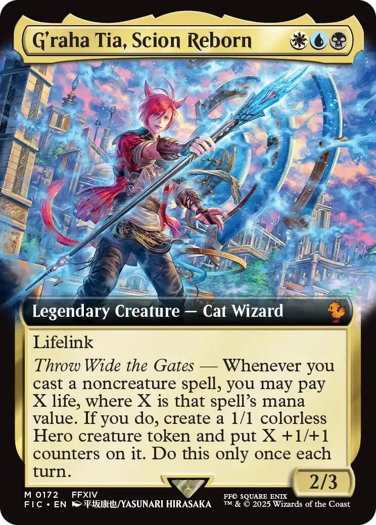Image for G'raha Tia, Scion Reborn (Extended Art) (172) (Commander: FINAL FANTASY) - Magic: The Gathering