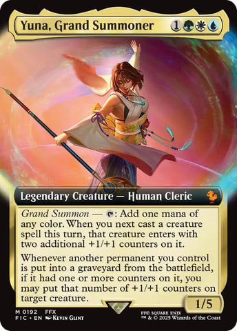 Image for Yuna, Grand Summoner (Extended Art) (192) (Commander: FINAL FANTASY) - Magic: The Gathering