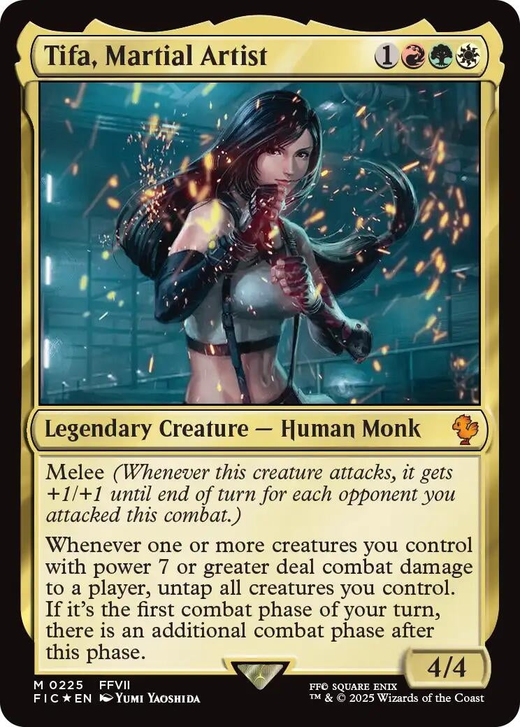 Image for Tifa, Martial Artist (Surge Foil) (225) (Commander: FINAL FANTASY) - Magic: The Gathering