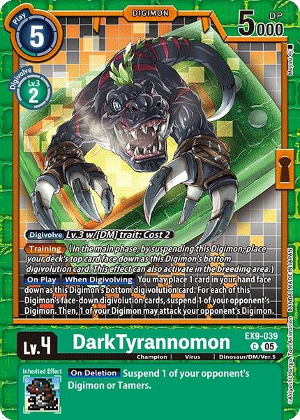 Image for DarkTyrannomon (EX9-039 C) (Versus Monsters) (EX-09) - Digimon Card Game