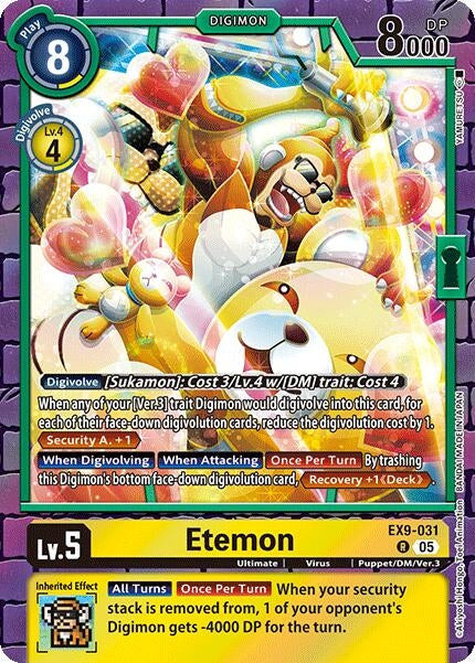 Image for Etemon (EX9-031 R) (Versus Monsters) (EX-09) - Digimon Card Game