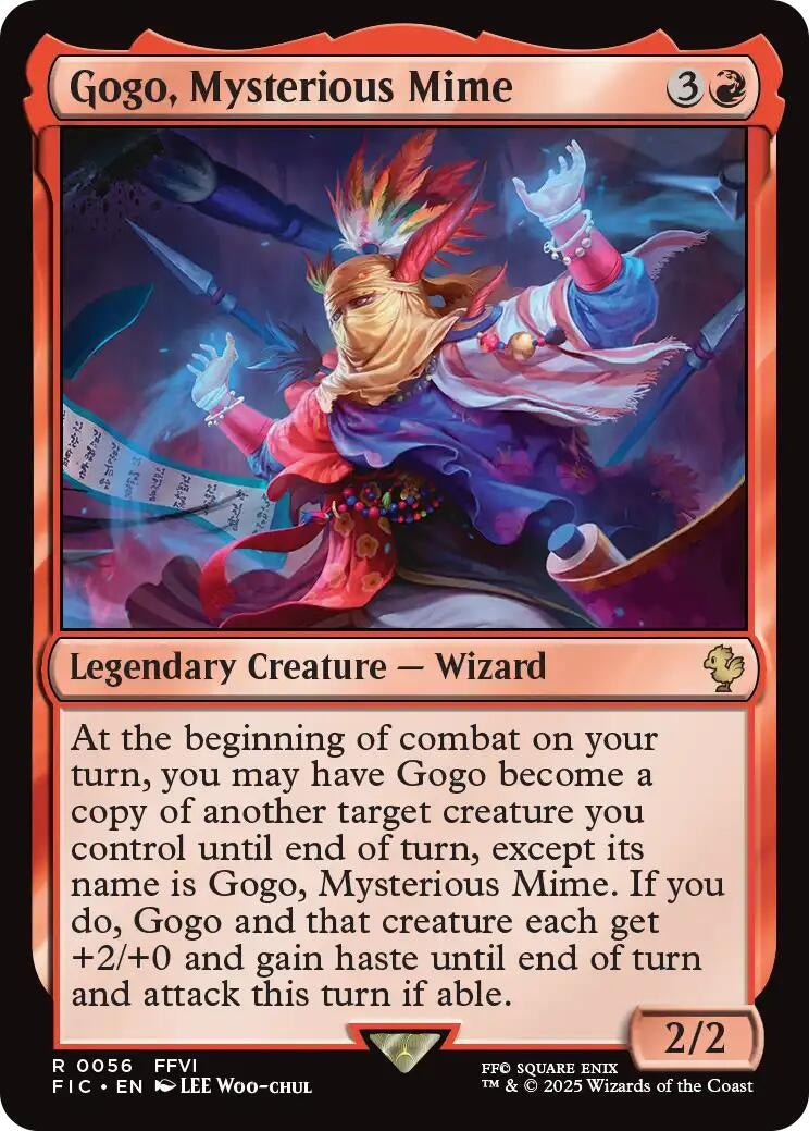 Image for Gogo, Mysterious Mime (56) (Commander: FINAL FANTASY) - Magic: The Gathering