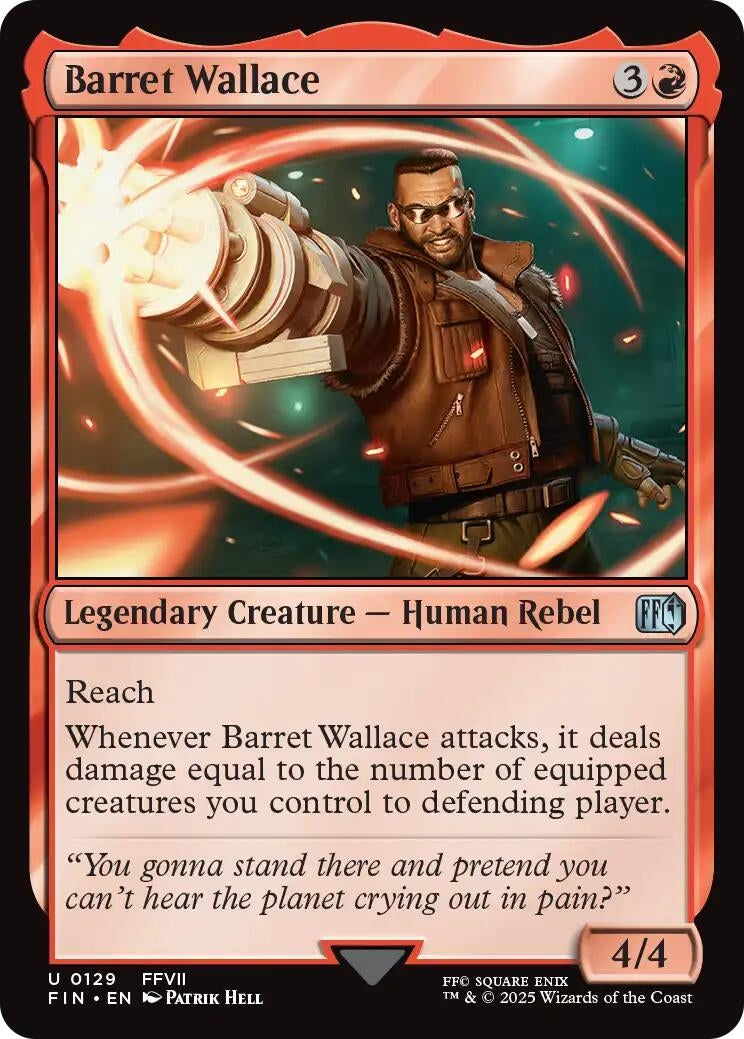 Image for Barret Wallace (129) (FINAL FANTASY) - Magic: The Gathering