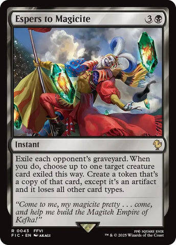 Image for Espers to Magicite (43) (Commander: FINAL FANTASY) - Magic: The Gathering