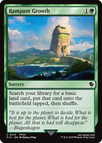 Image for Rampant Growth (313) (Commander: FINAL FANTASY) - Magic: The Gathering