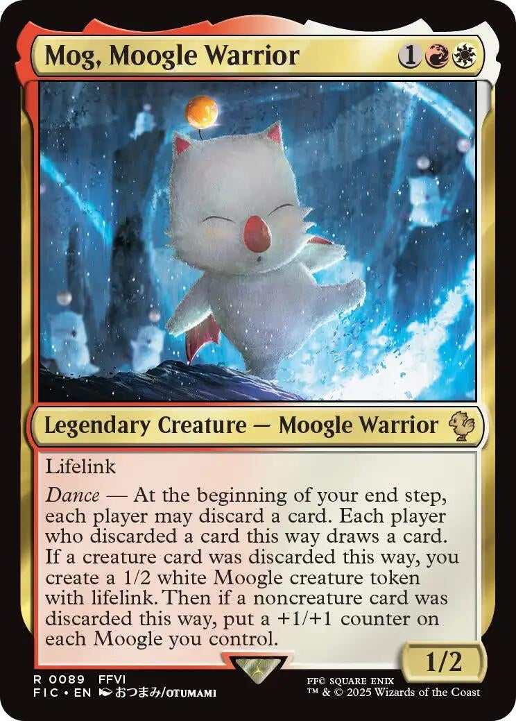 Image for Mog, Moogle Warrior (89) (Commander: FINAL FANTASY) - Magic: The Gathering