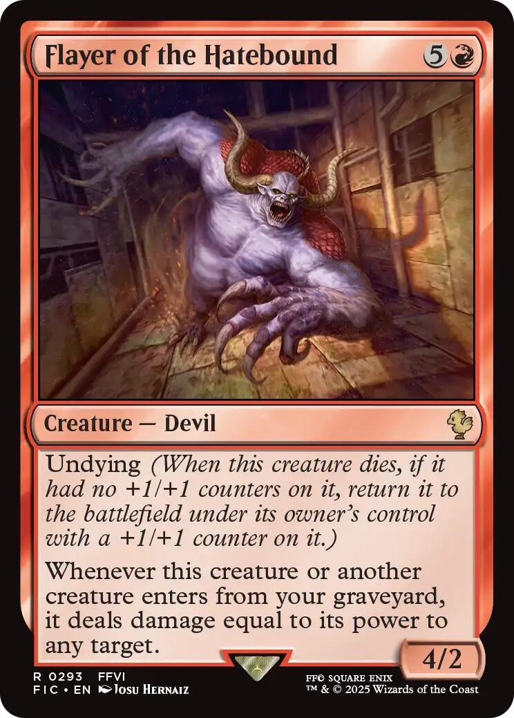 Image for Flayer of the Hatebound (293) (Commander: FINAL FANTASY) - Magic: The Gathering