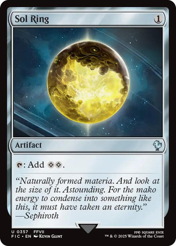 Image for Sol Ring (0357) (357) (Commander: FINAL FANTASY) - Magic: The Gathering