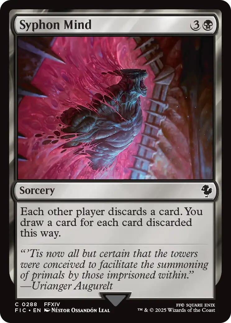Image for Syphon Mind (288) (Commander: FINAL FANTASY) - Magic: The Gathering