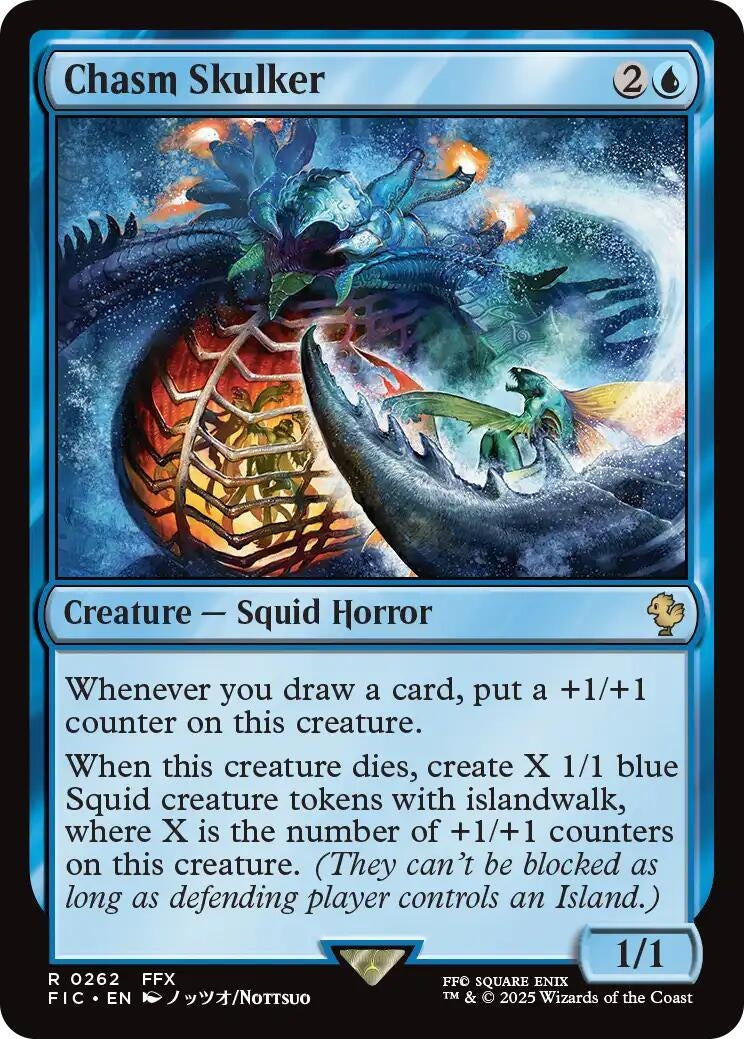 Image for Chasm Skulker (262) (Commander: FINAL FANTASY) - Magic: The Gathering