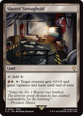 Image for Slayers' Stronghold (424) (Commander: FINAL FANTASY) - Magic: The Gathering