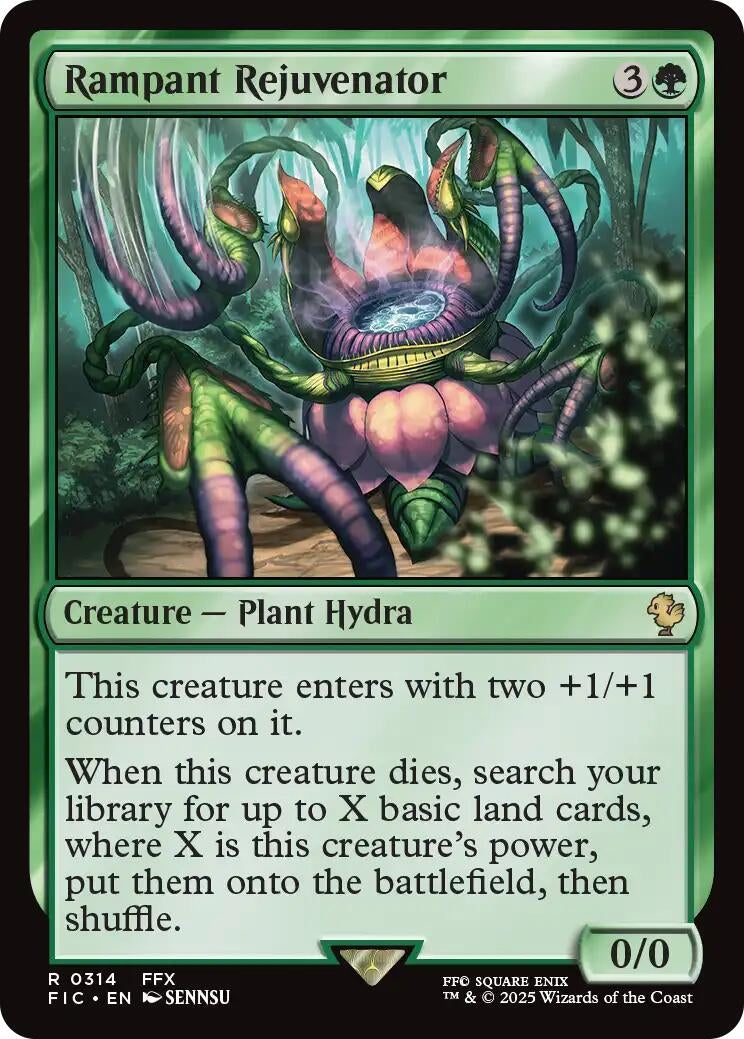 Image for Rampant Rejuvenator (314) (Commander: FINAL FANTASY) - Magic: The Gathering