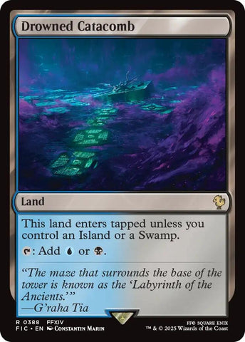 Image for Drowned Catacomb (388) (Commander: FINAL FANTASY) - Magic: The Gathering