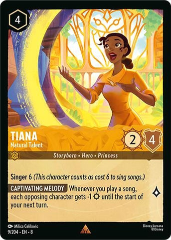Image for Tiana - Natural Talent (9/204) [Reign of Jafar] - Disney Lorcana