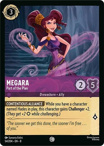 Image for Megara - Part of the Plan (54/204) [Reign of Jafar] - Disney Lorcana