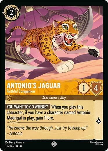 Image for Antonio's Jaguar - Faithful Companion (31/204) [Reign of Jafar] - Disney Lorcana