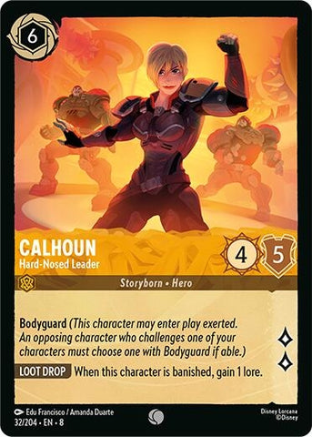 Image for Calhoun - Hard-Nosed Leader (32/204) [Reign of Jafar] - Disney Lorcana