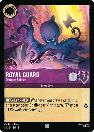 Image for Royal Guard - Octopus Soldier (52/204) [Reign of Jafar] - Disney Lorcana